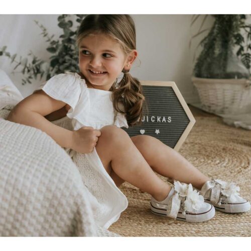 SNEAKERS FLORES CRUDO