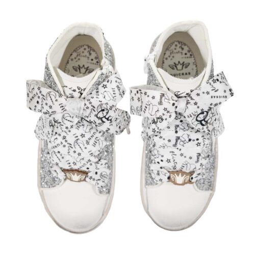BOTA ESTRELLA PLATA GLITTER