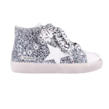 BOTA ESTRELLA PLATA GLITTER